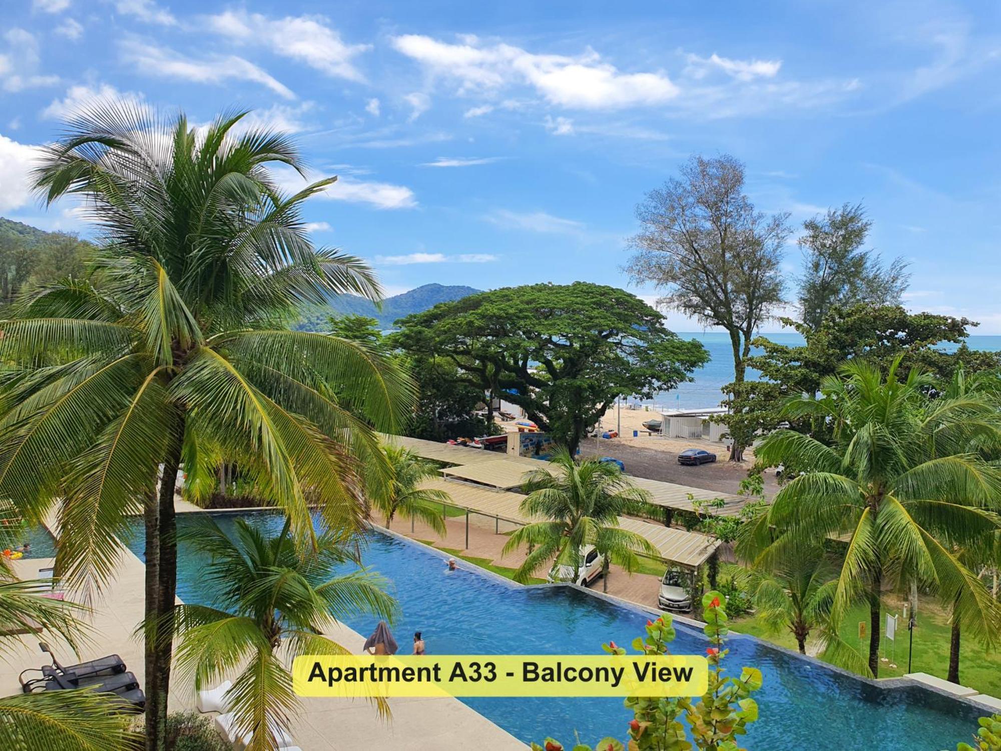 By The Sea- Pool And Sea View Apartment Batu Feringgi Luaran gambar