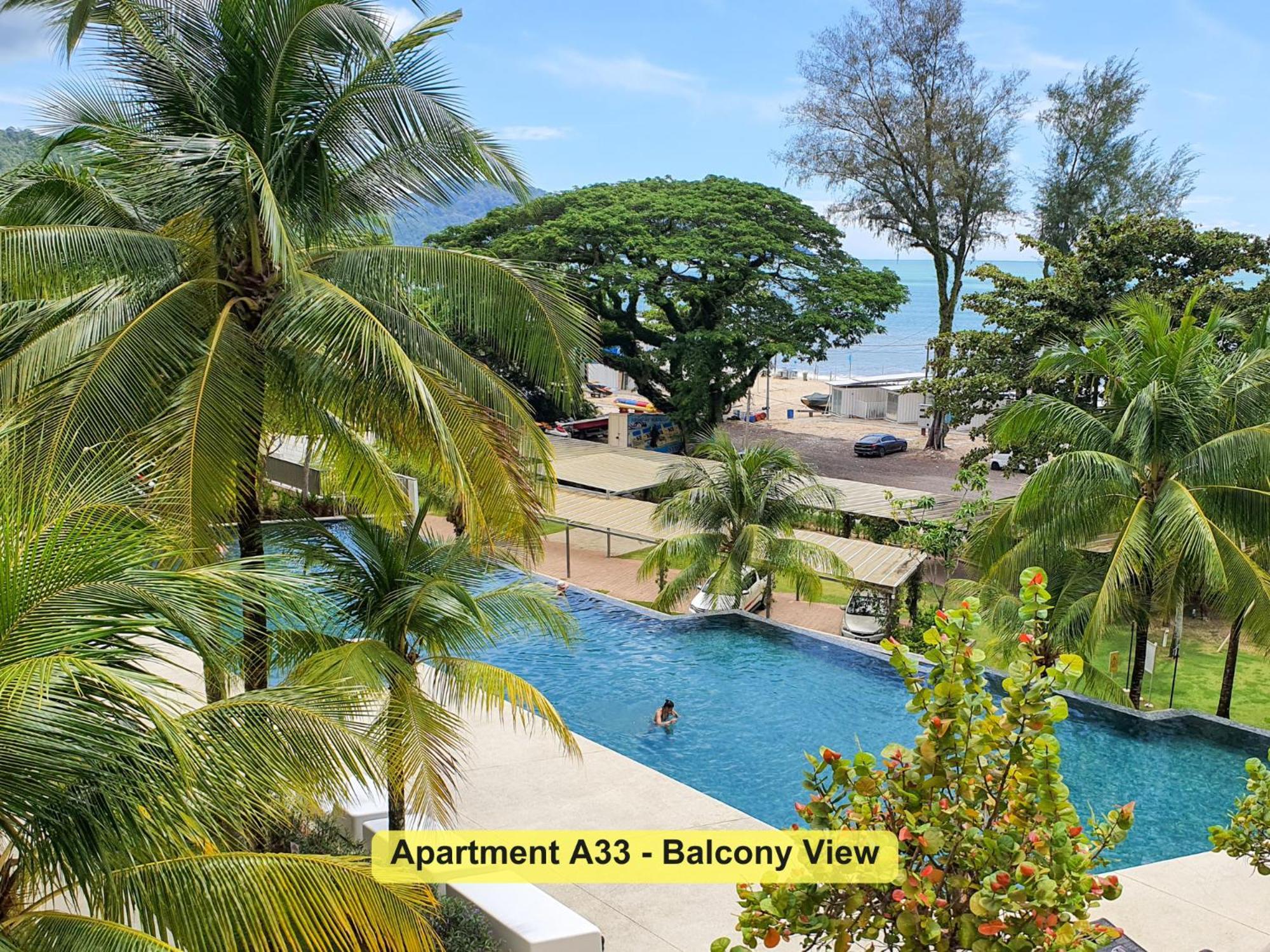 By The Sea- Pool And Sea View Apartment Batu Feringgi Luaran gambar